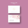 Beautiful Wedding Business Card Mock-Up Psd