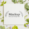 Beautiful Wedding Concept Mock-Up Psd