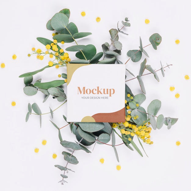 Beautiful Wedding Concept Mock-Up Psd