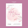 Beautiful Wedding Flyer Mock-Up Psd