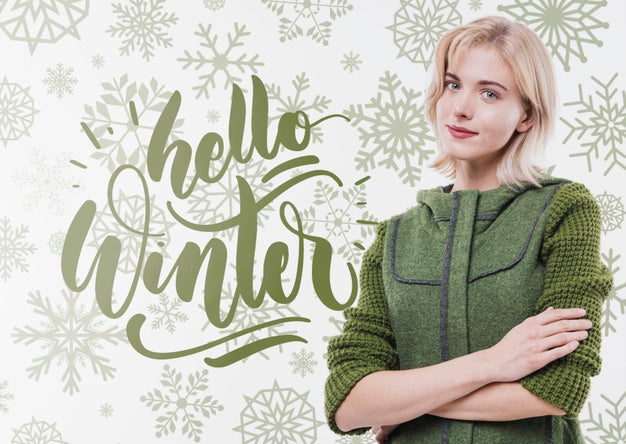 Beautiful Young Woman Looking At Camera Psd