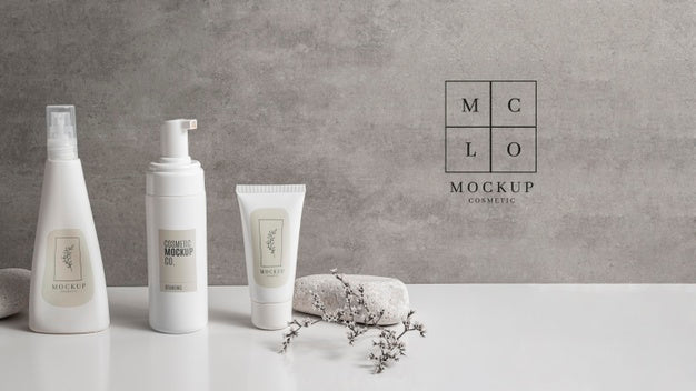 Beauty Care Cosmetic Product Mock Up Psd