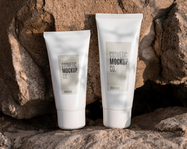 Beauty Care Cosmetic Product Mock Up Psd