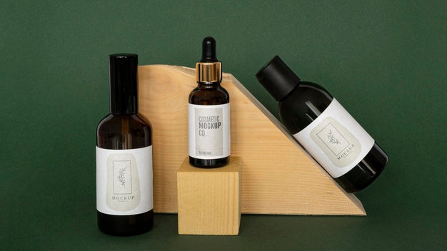 Beauty Care Cosmetic Product Mock Up Psd