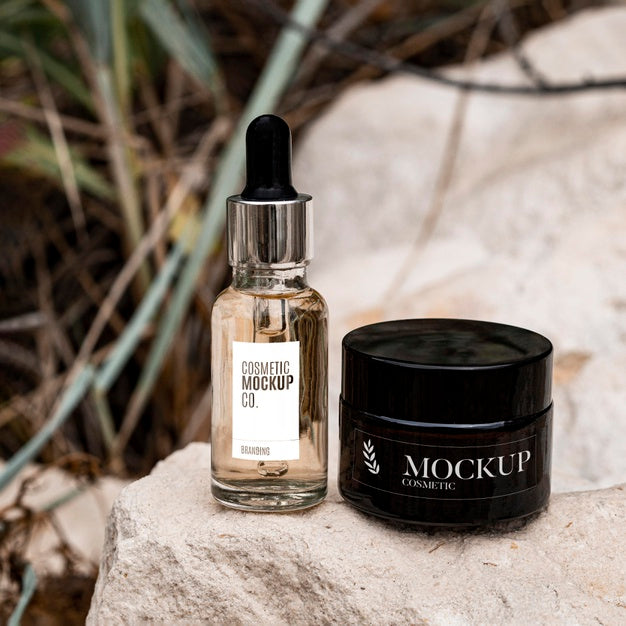 Beauty Care Cosmetic Product Mock Up Psd