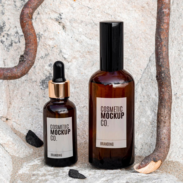 Beauty Care Cosmetic Product Mock Up Psd