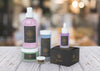 Beauty Products Mockup On Blurred Background Psd