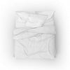 Bed Mockup With White Sheets And Pillows Psd