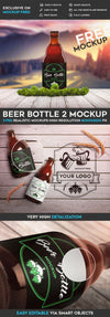 Beer Bottle 2 – Psd Mockup