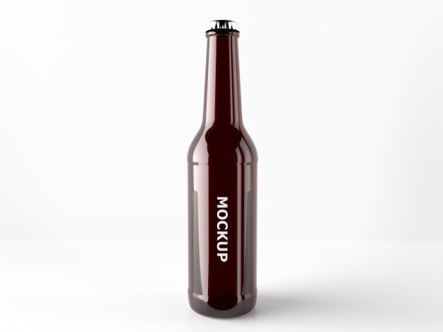 Beer Bottle Mock Up Design Psd
