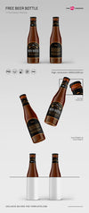 Beer Bottle Mockups In Psd