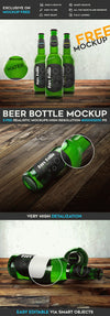 Beer Bottle – Psd Mockup