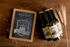 Beer Bottles On A Wooden Table Psd