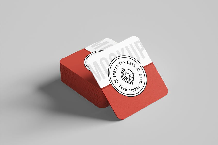 Beer Coaster Mockup