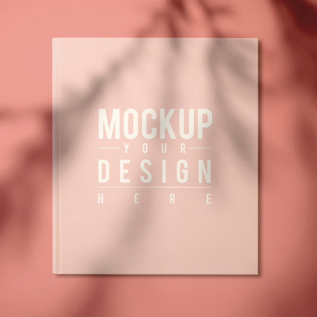 Beige Textbook Cover Design Mockup Psd
