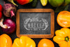 Bell Peppers And Other Veggies Locally Grown Veggies Mock-Up Psd