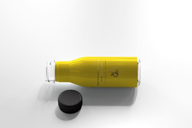 Beverage Bottle Mockup Psd