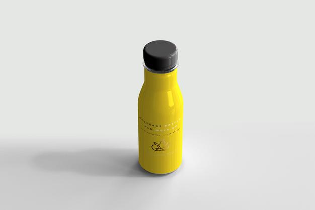 Beverage Bottle Mockup Psd