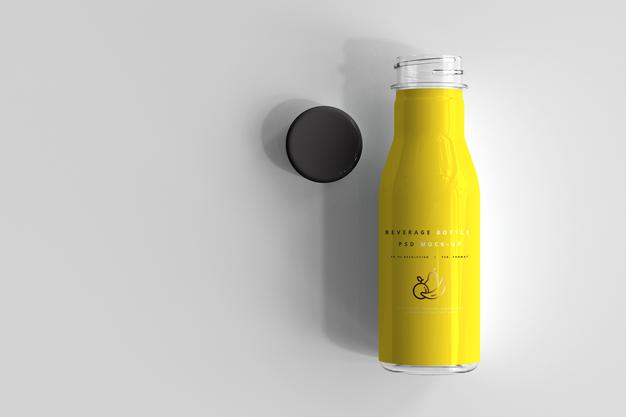 Beverage Bottle Mockup Psd