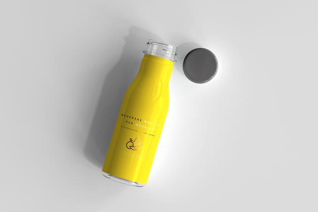 Beverage Bottle Mockup Psd