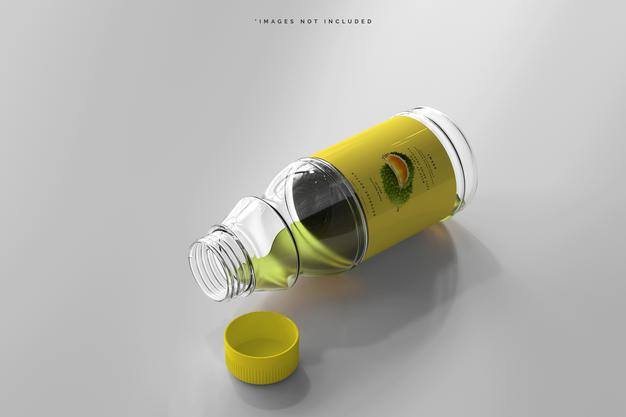 Beverage Bottle Mockup Psd