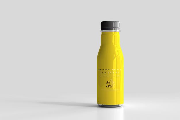 Beverage Bottle Mockup Psd