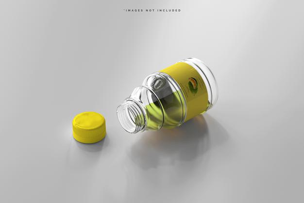 Beverage Bottle Mockup Psd