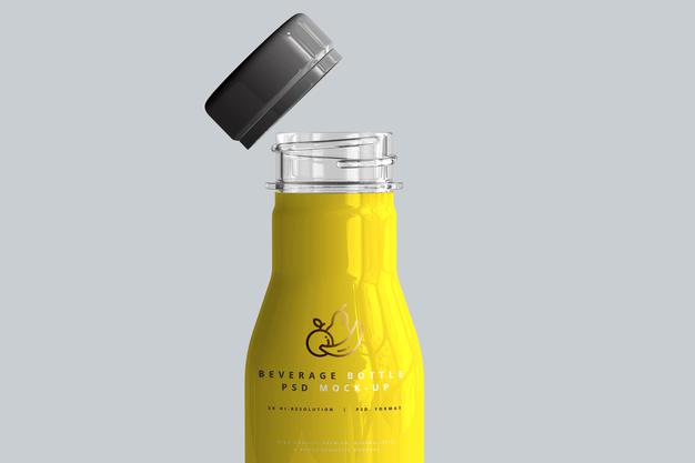 Beverage Bottle Mockup Psd