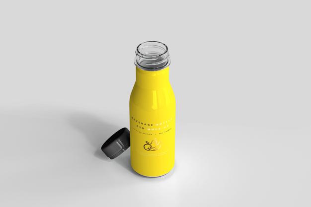 Beverage Bottle Mockup Psd