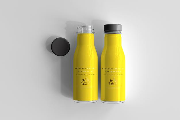 Beverage Bottle Mockup Psd