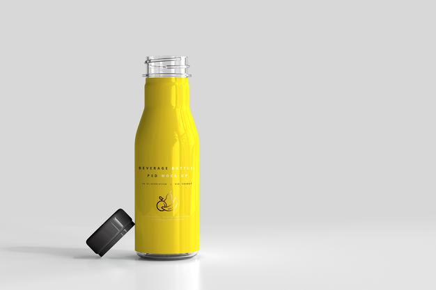 Beverage Bottle Mockup Psd