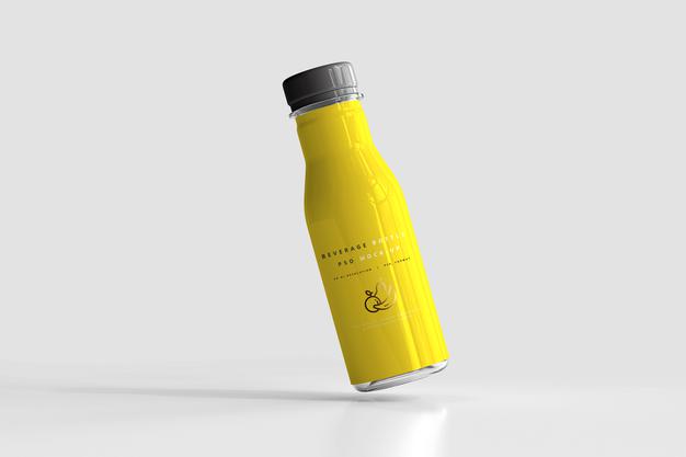 Beverage Bottle Mockup Psd