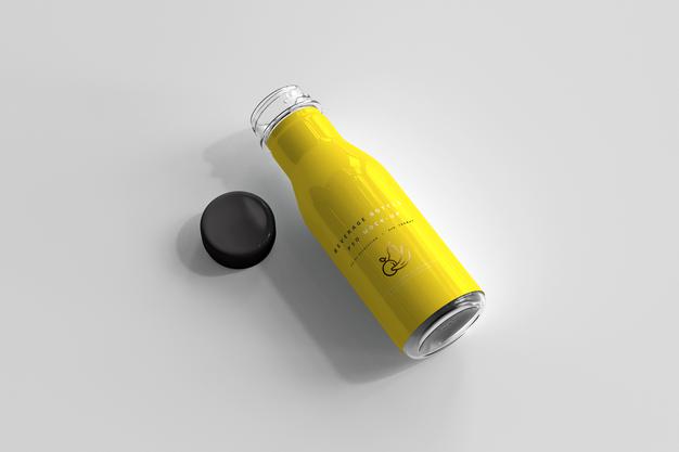 Beverage Bottle Mockup Psd