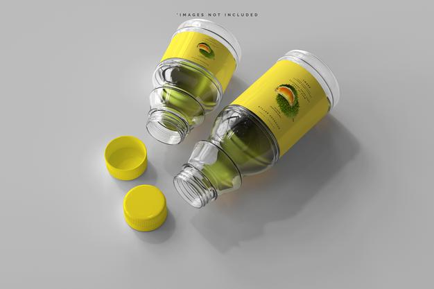 Beverage Bottles Mockup Psd