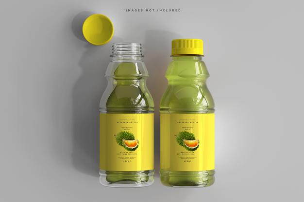 Beverage Bottles Mockup Psd
