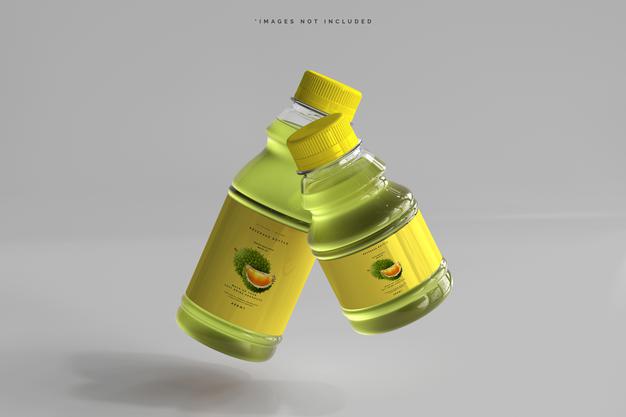 Beverage Bottles Mockup Psd