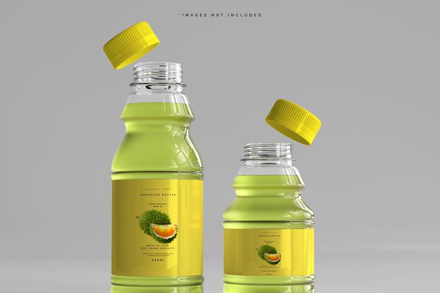 Beverage Bottles Mockup Psd