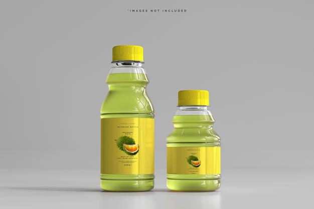 Beverage Bottles Mockup Psd