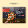 Bifold Brochure For Pizza Restaurant Psd
