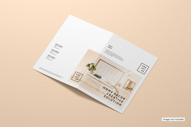Bifold Brochure Mockup Psd
