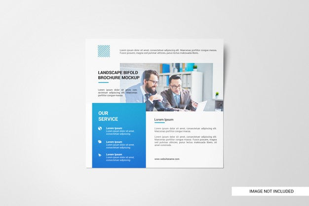 Bifold Brochure Mockup Psd