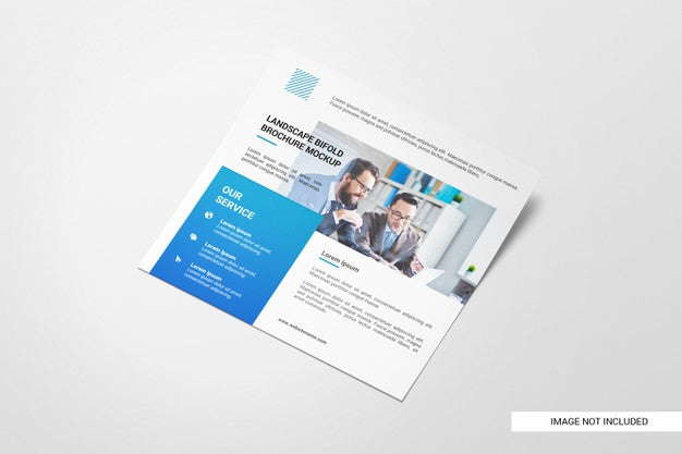 Bifold Brochure Mockup Psd