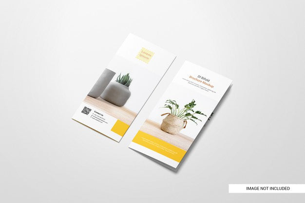 Bifold Flyer Brochure Mockup Psd