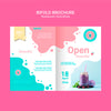 Bifold Smoothie Brochures Template Psd
