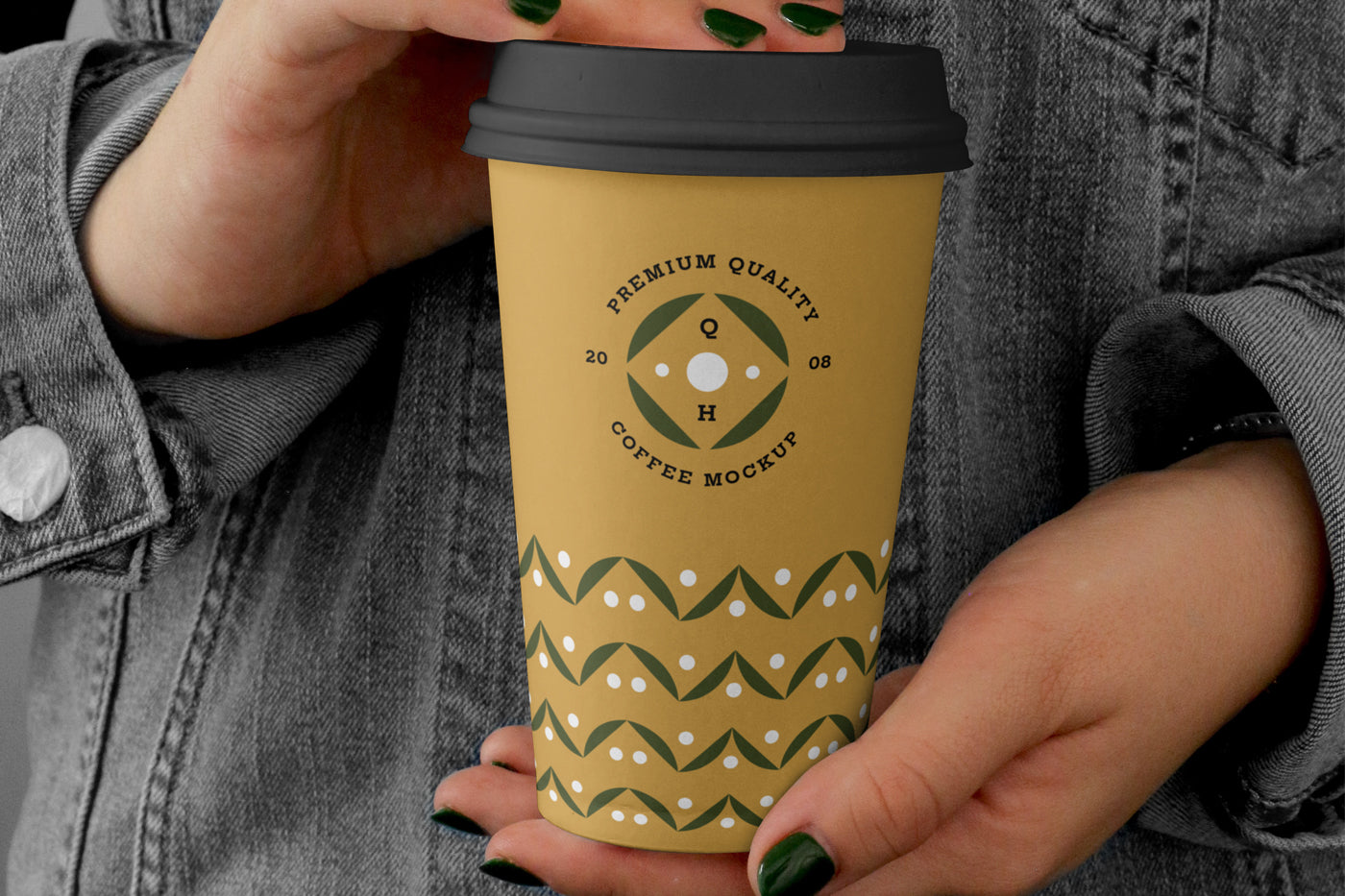 Big Coffee Cup Mockup