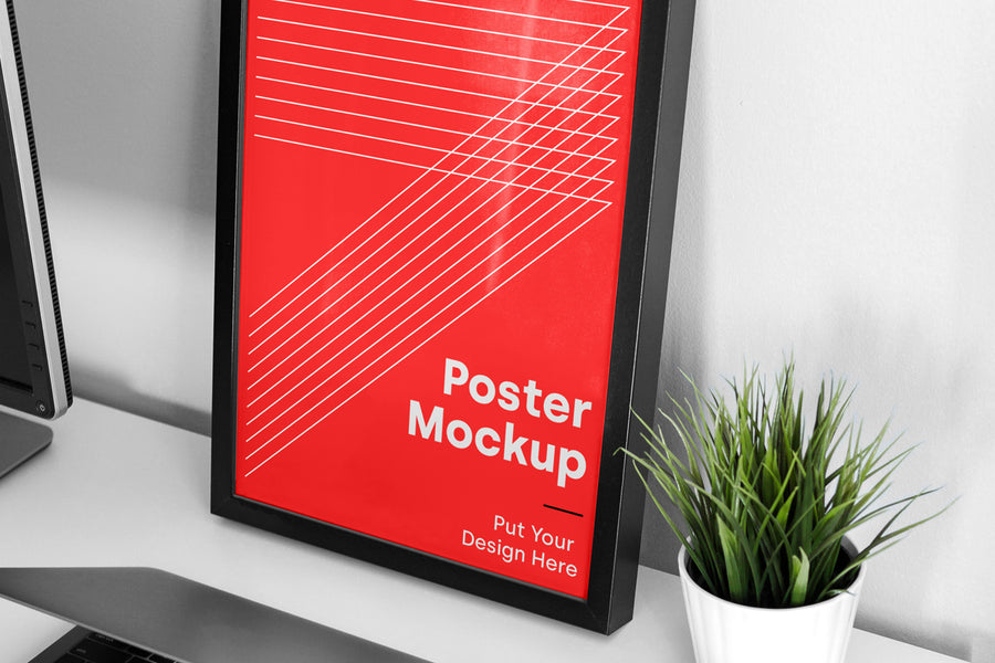 Big Frame Poster Mockup