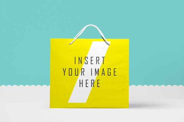 Big Paper Bag Mock Up Psd