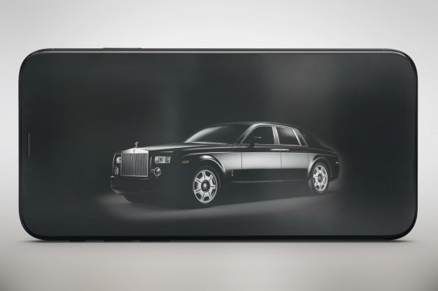 Big Screen Smartphone Mock Up Psd