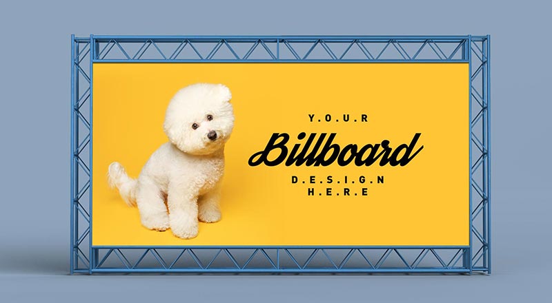 Billboard Backdrop Mockup Psd