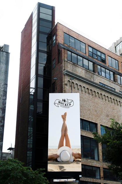 Billboard In The City Mock-Up Psd